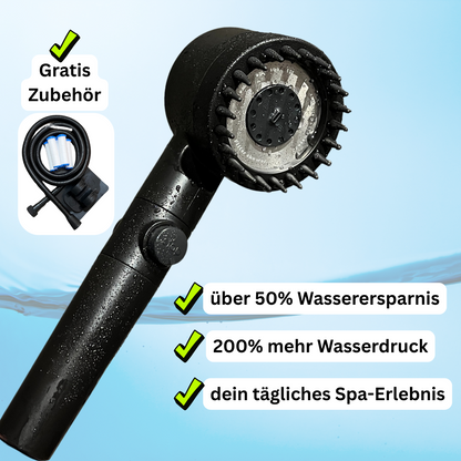 EcoFall - der 3in1 Filter Duschkopf